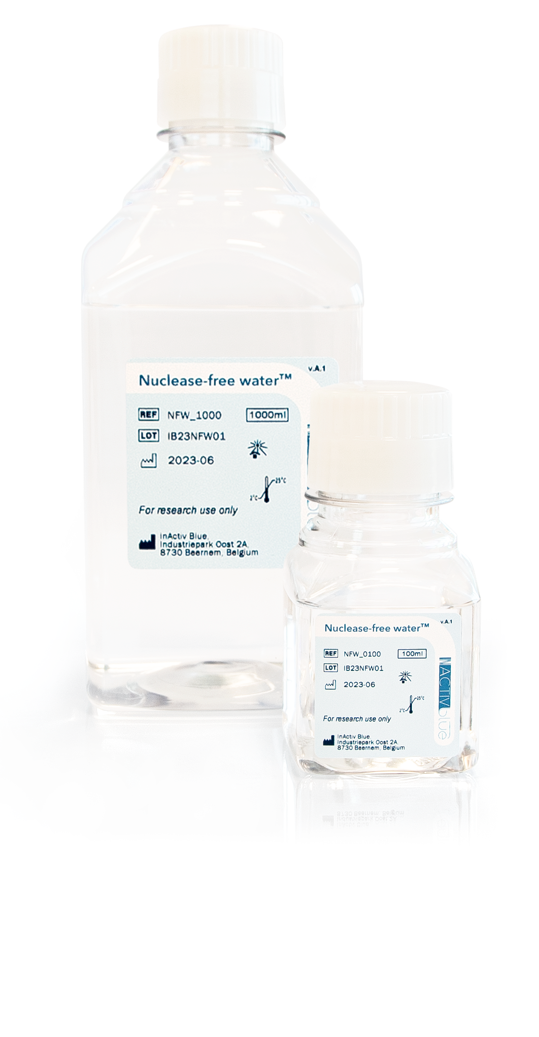 Nuclease free water (not DEPC treated) InActiv Blue Nuclease free water (not DEPC treated) InActiv Blue